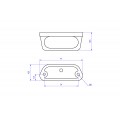 CNC Racing Billet LED Plate Light 'MINI' CNC Racing Billet LED Plate Light 'MINI'
